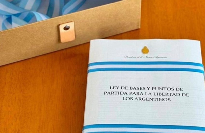 La ley ómnibus de Javier Milei en Argentina